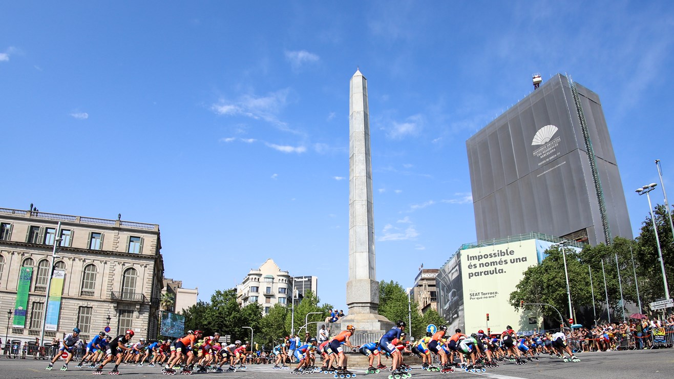 WK Marathon Barcelona rotonde