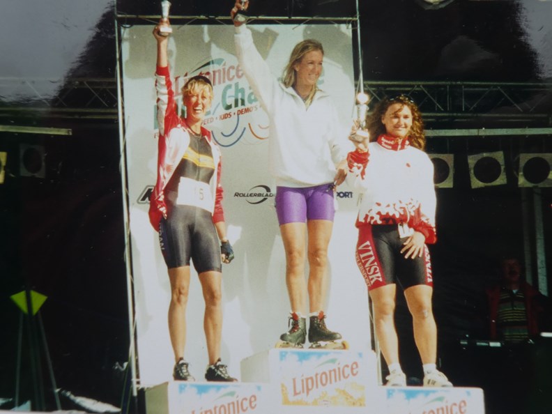 Erepodium Liptonice Inline Challenge Zandvoort, 15 aug. 1999
