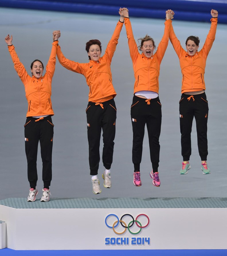 Team Pursuit vrouwen goud Sochi 2014