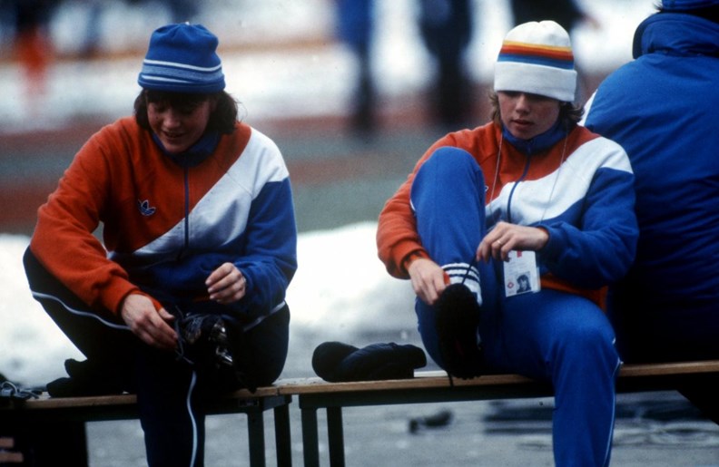 Yvonne van Gennip en Ria Visser OS 1984