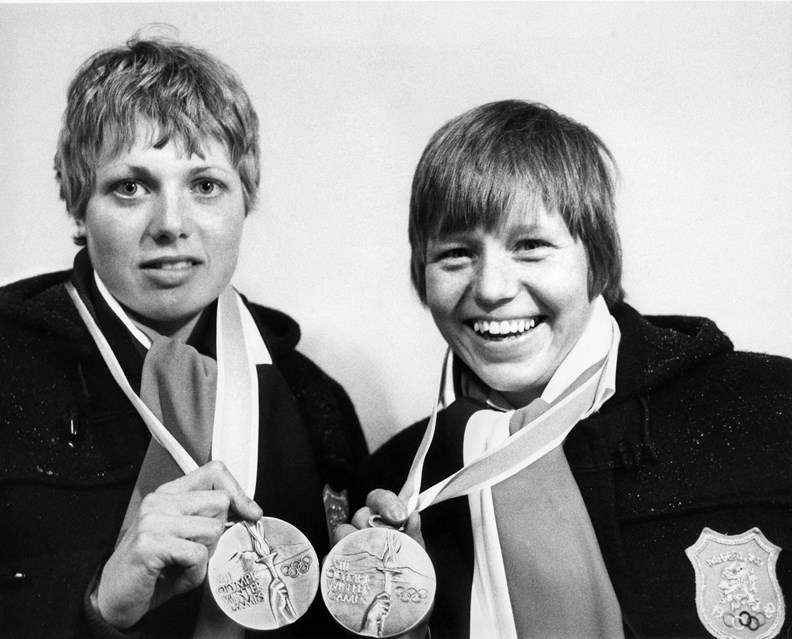 Ria Visser en Anni Borckink 1980