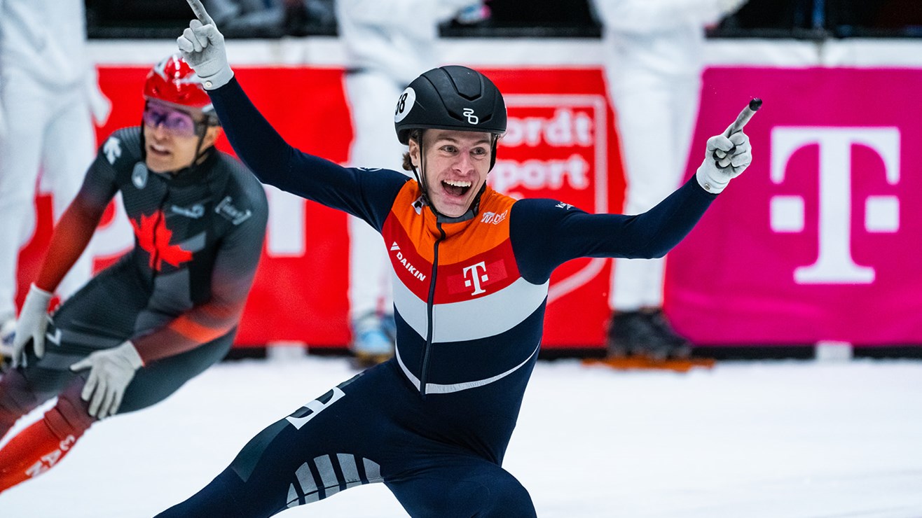 Jens van 't Wout slotrijder mixed relay WC 6 2023