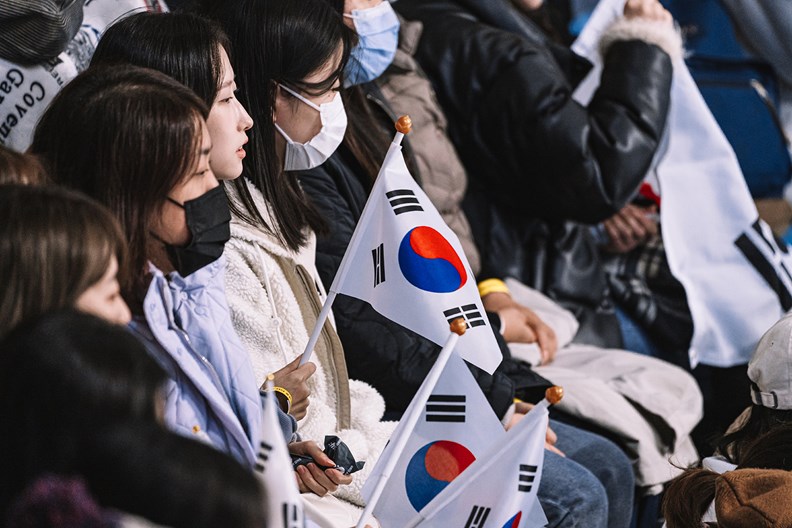 Koreaanse fans WK 23