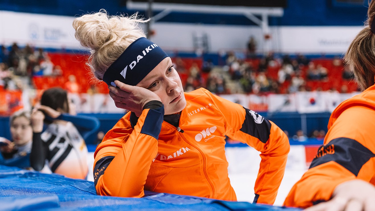 Xandra Velzeboer teleurgesteld na relay WC 2 2023