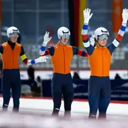 Thijs Wiersma, Sem Spruit en Ede Kortlever WK Junioren
