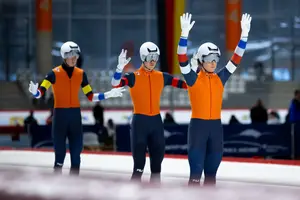 Thijs Wiersma, Sem Spruit en Ede Kortlever WK Junioren