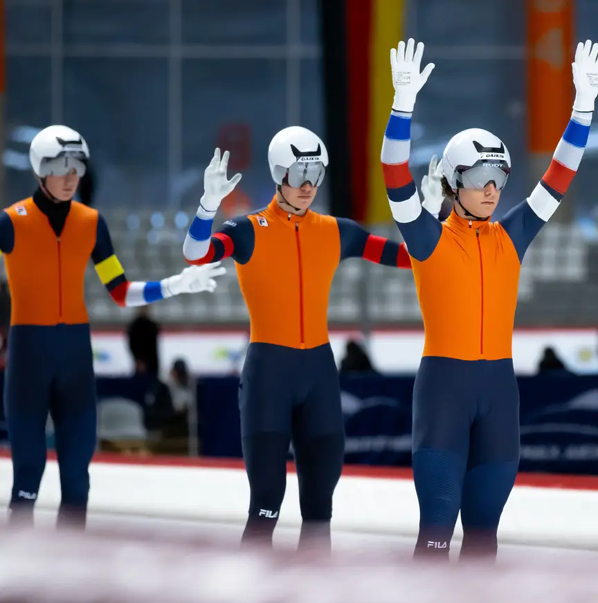 Thijs Wiersma, Sem Spruit en Ede Kortlever WK Junioren
