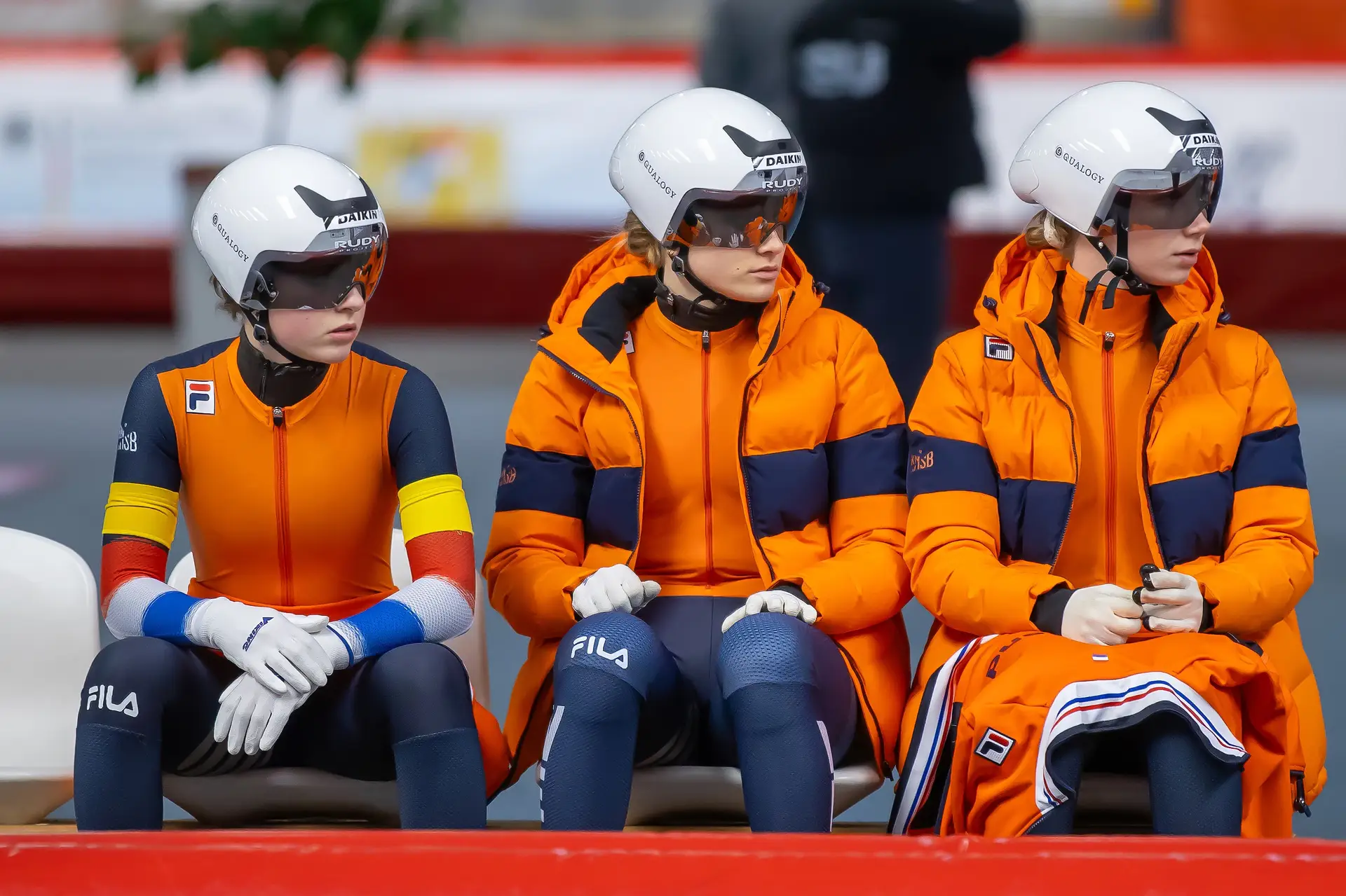 Naomi Kammeraat, Mette ten Cate en Marika de Glee WK Junioren