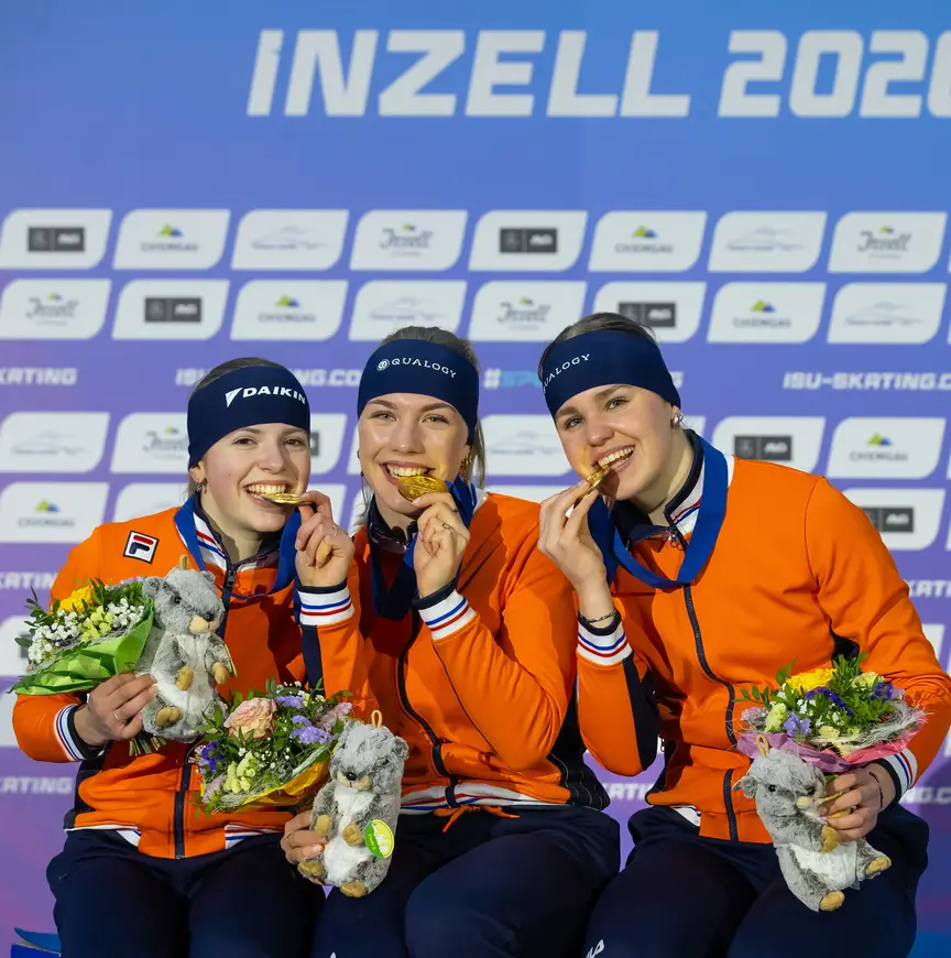 Jasmijn Veenhuis, Mette ten Cate en Sophie Exterkate WK Junioren