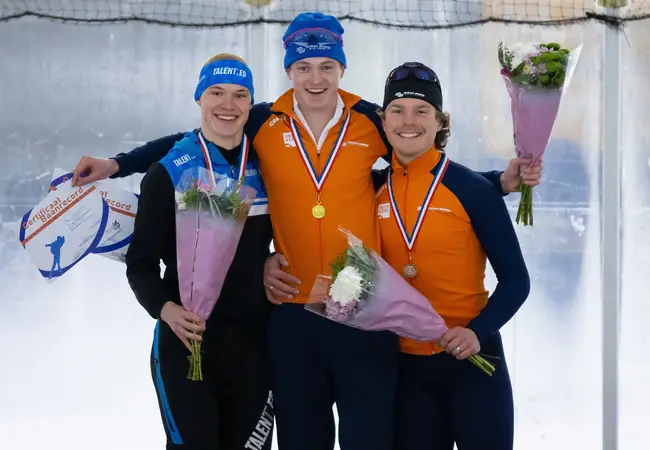 NK Junioren Allround podium A Mannen 2025-2026