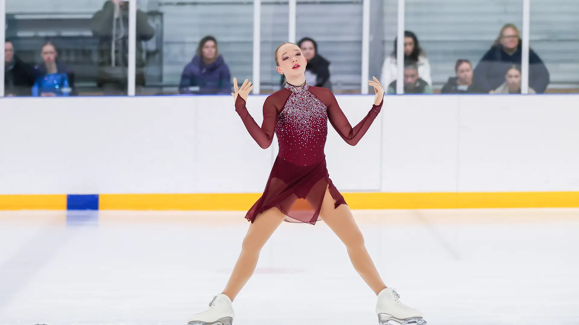 Angel Delevaque tijdens de KNSB cup in Alkmaar