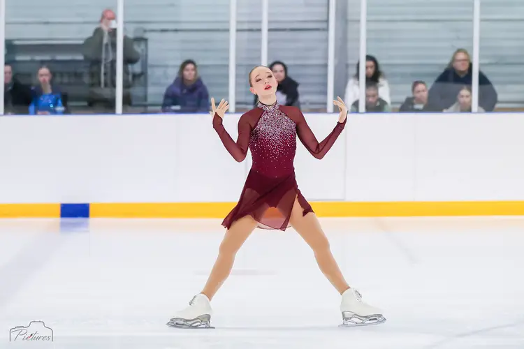 Angel Delevaque tijdens de KNSB cup in Alkmaar