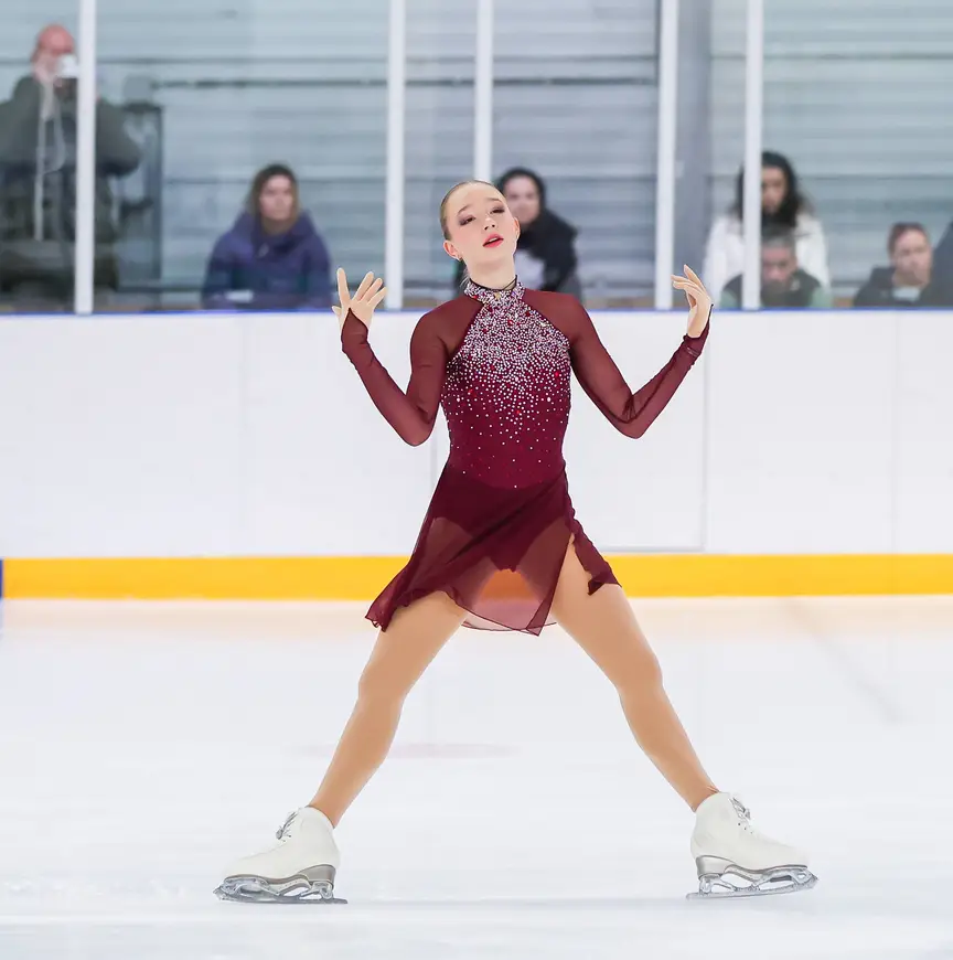 Angel Delevaque tijdens de KNSB cup in Alkmaar