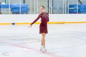 Angel Delevaque tijdens de KNSB cup in Alkmaar