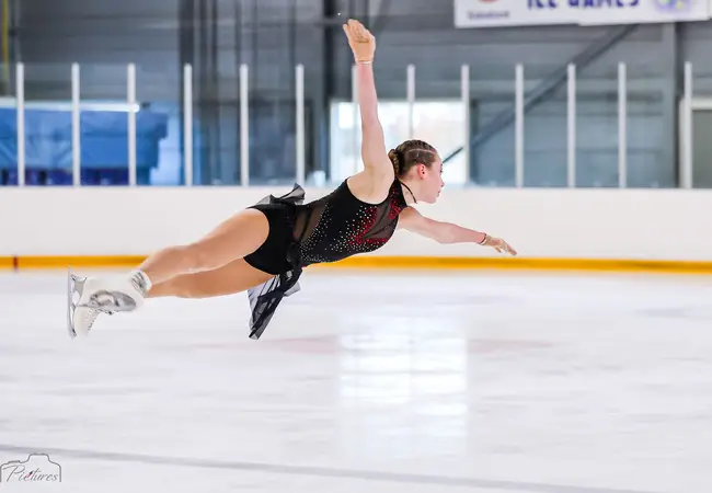 Angel Delevaque tijdens de KNSB cup in Alkmaar