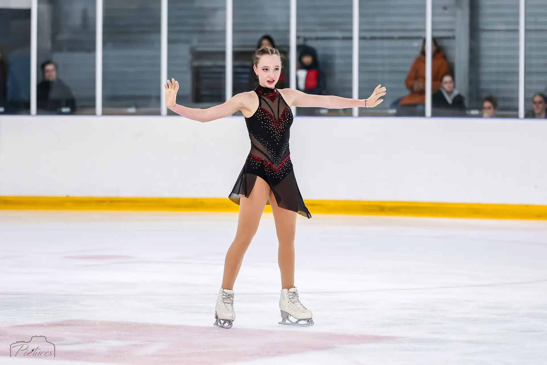 Angel Delevaque tijdens de KNSB cup in Alkmaar