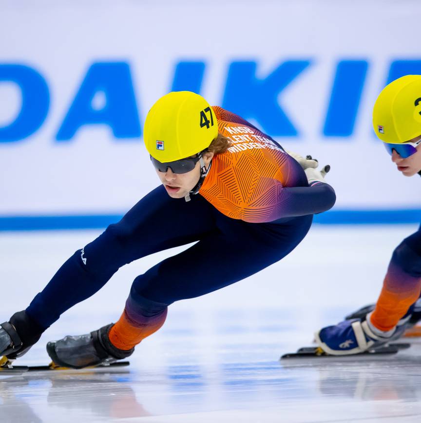 Shorttrackers in actie