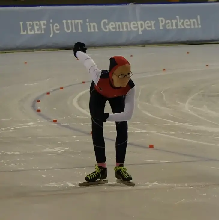 Janine Garretsen in haar jeugd