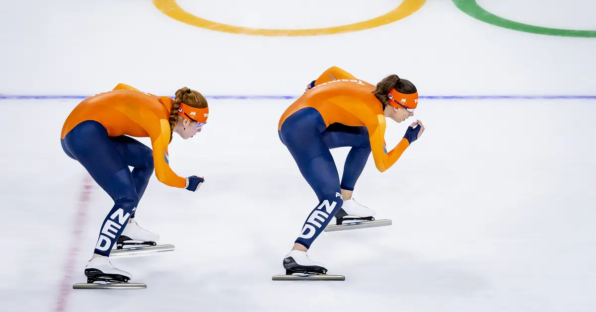Antoinette de Jong and Femke Kok Compete Together in 1500m Speed Skating Over the Years