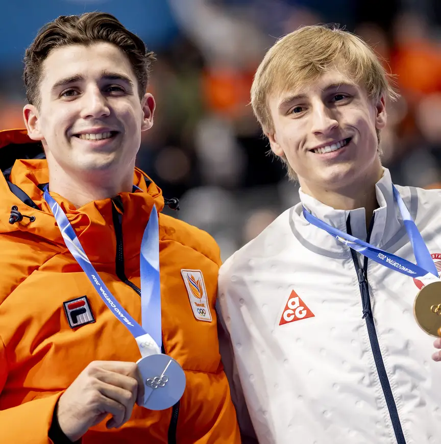 Jenning de Boo en Jordan Stolz