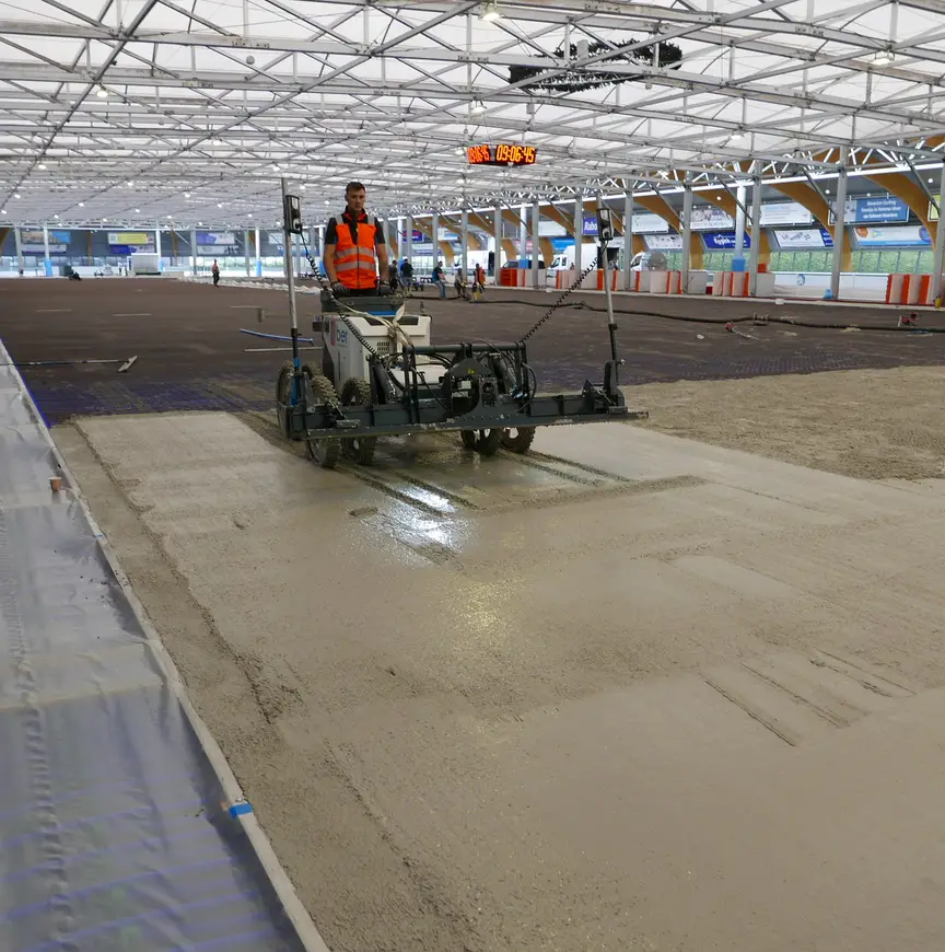 IJsbaan Haarlem - werkzaamheden voor uitbreiding