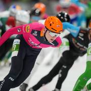 Lars Woelders van Team Essent in het peloton