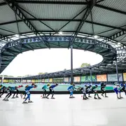 Het marathonpeloton in Utrecht