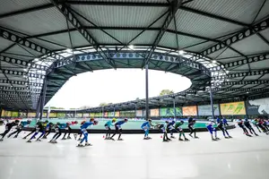 Het marathonpeloton in Utrecht