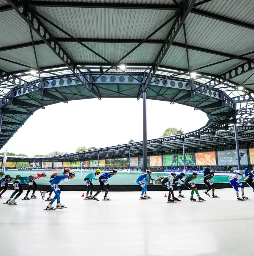 Het marathonpeloton in Utrecht