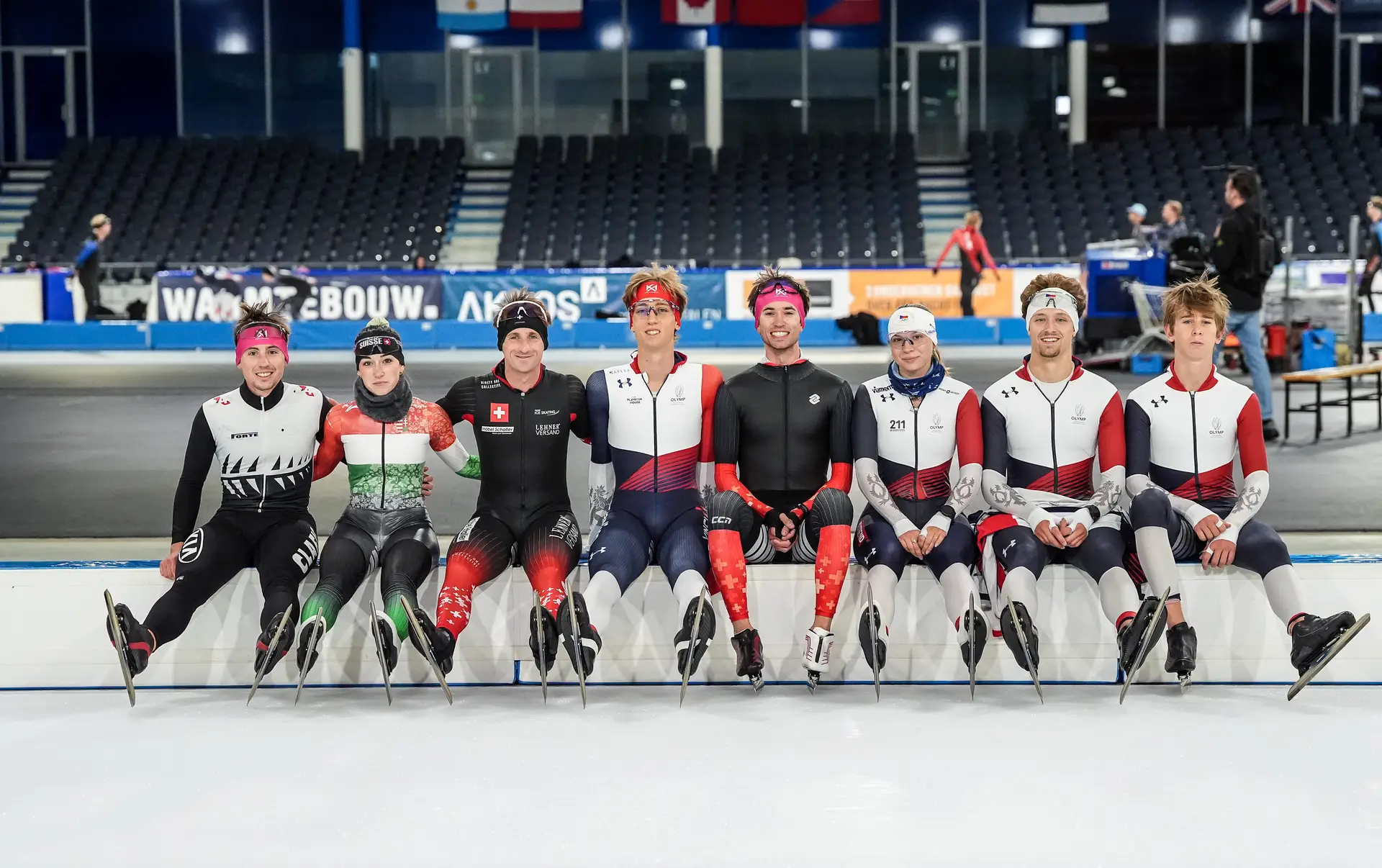 Metodej Jilek en trainingsgroep