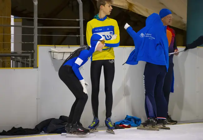 Schaatsers langs de baan bij tweede ANS-testevent in Nijmegen