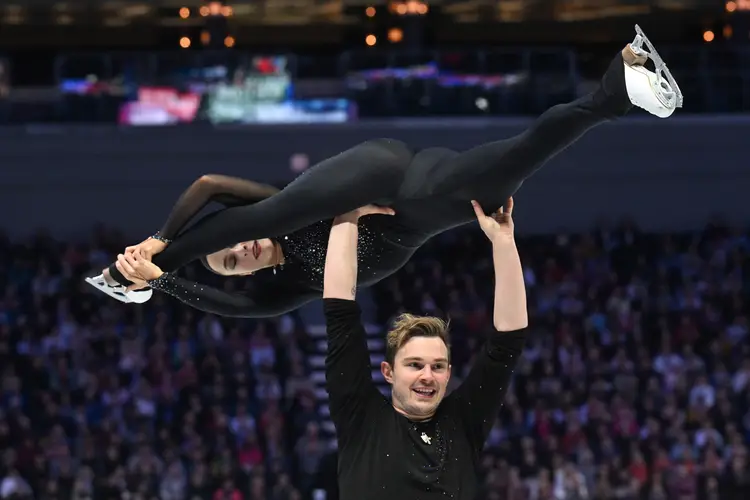 Daria Danilova en Michel Tsiba WK