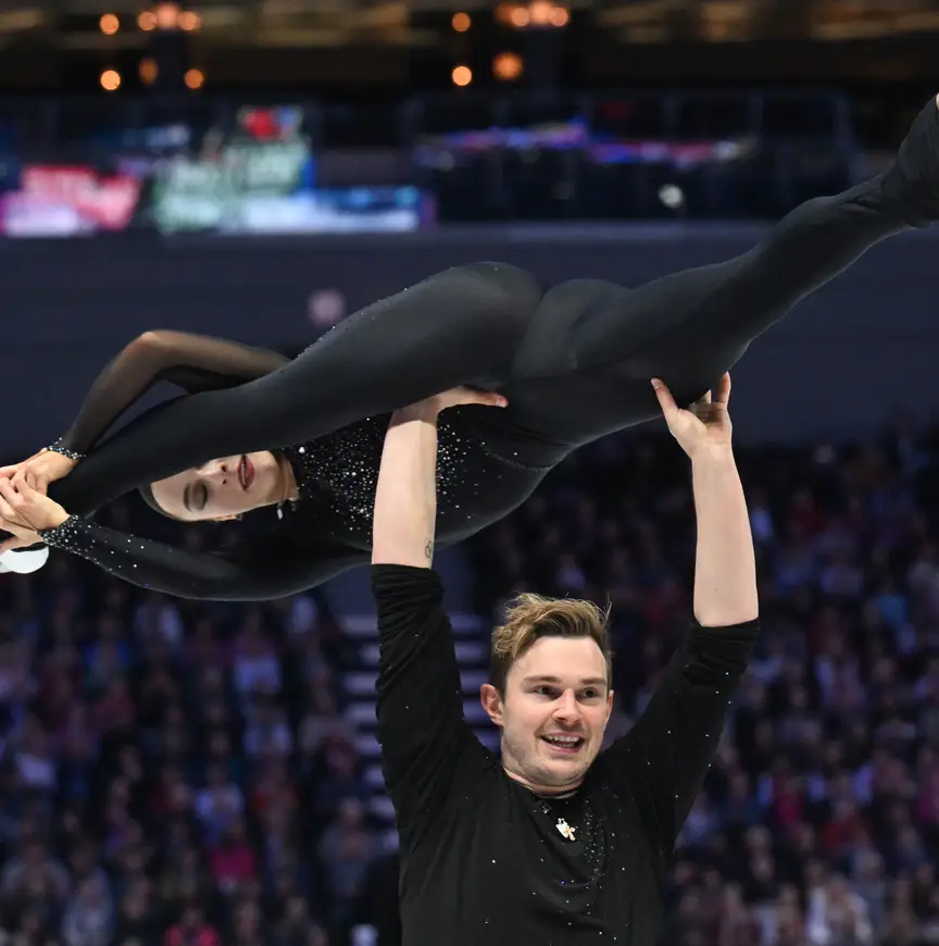 Daria Danilova en Michel Tsiba WK