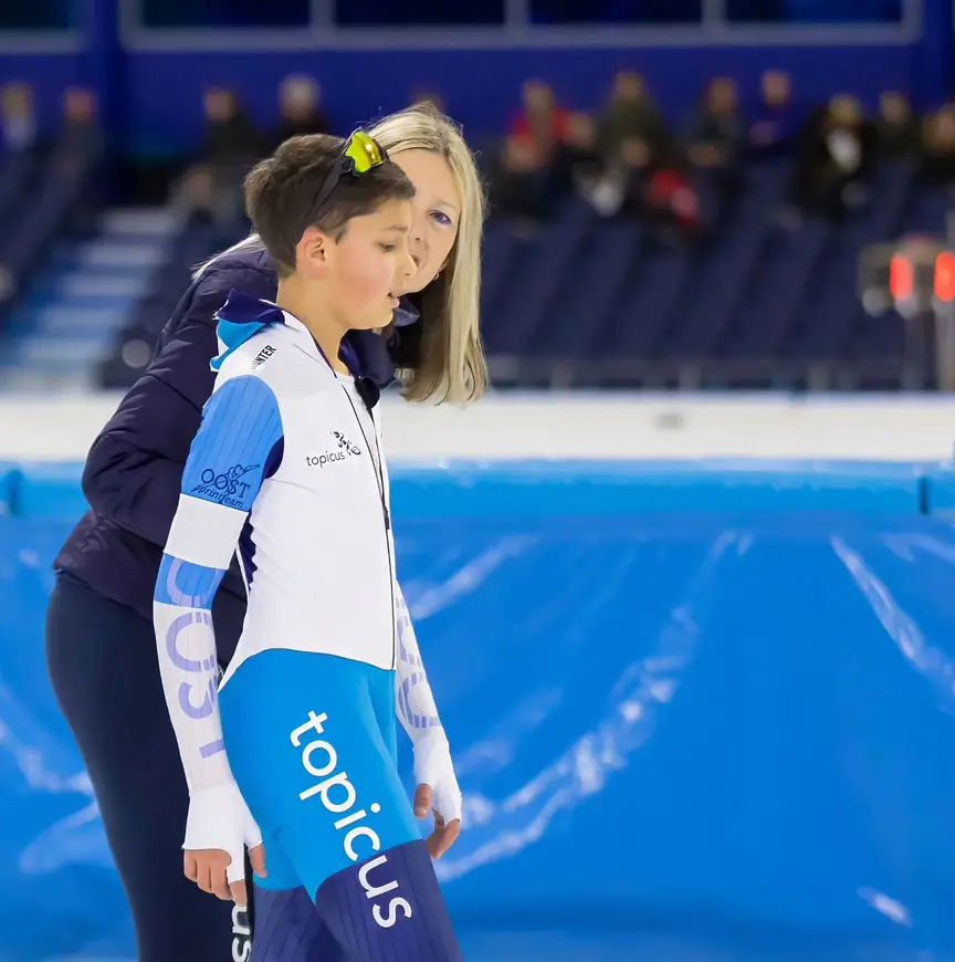 Philip Diniz werd door Elvira Salet gecoacht bij Development Sprintteam Oost