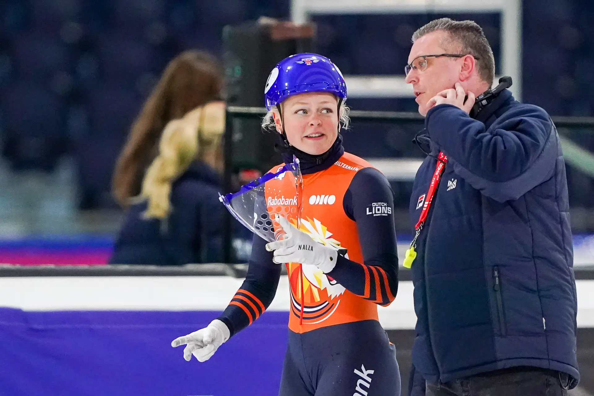 Harold Janssen scheidsrechter Xandra Velzeboer