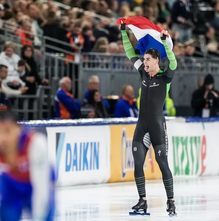 Jenning de Boo - Baanrecord 500 meter - Daikin NK Afstanden