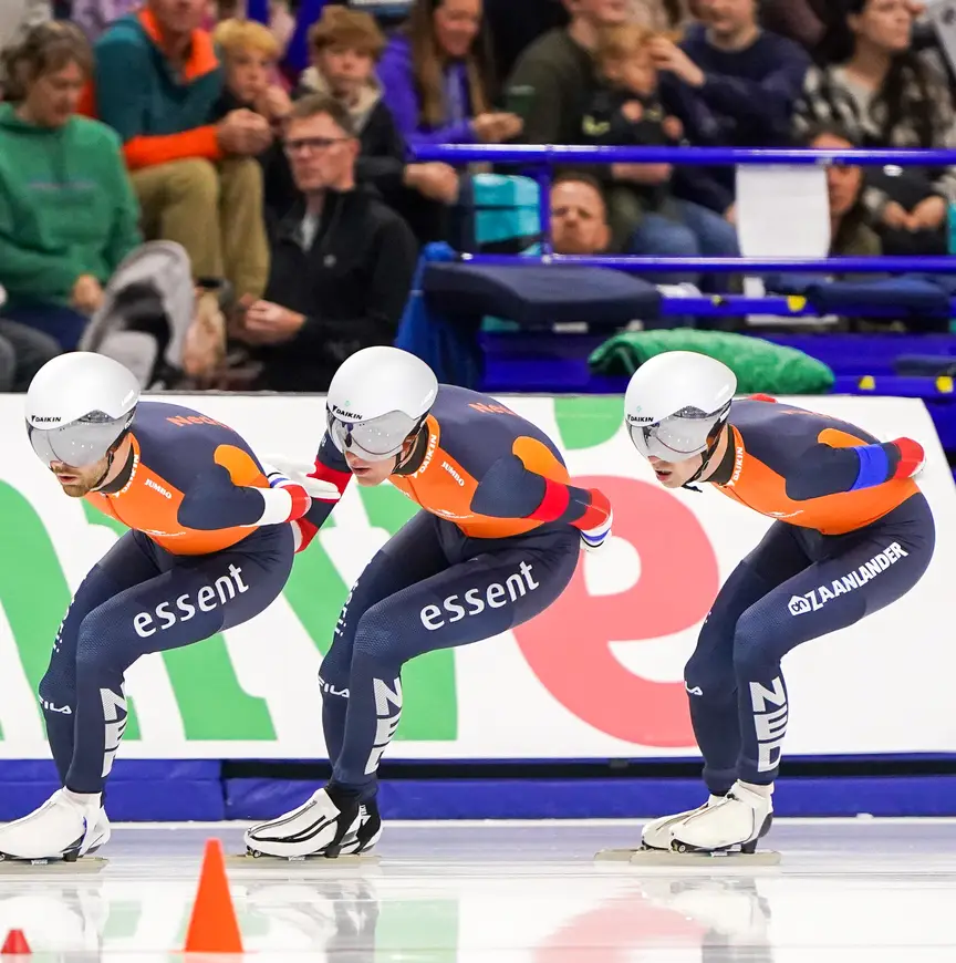 Chris Huizinga, Beau Snellink en Tjerk de Boer