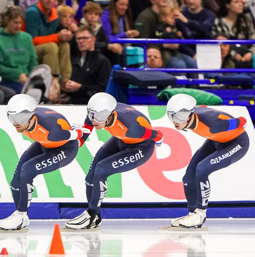 Chris Huizinga, Beau Snellink en Tjerk de Boer