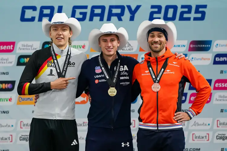 Calgary WC - Kjeld Nuis podium 1500 meter