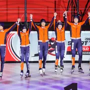 Blijdschap en goud voor bij de mixed relay.