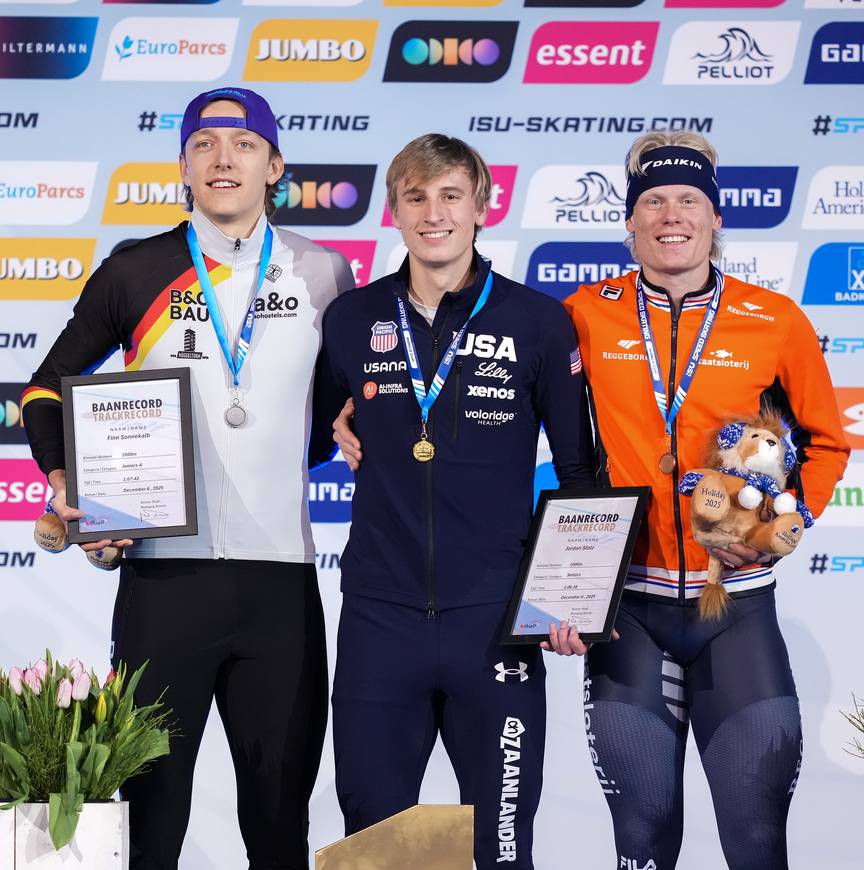 Tim Prins Jordan Stolz Finn Sonnekalb