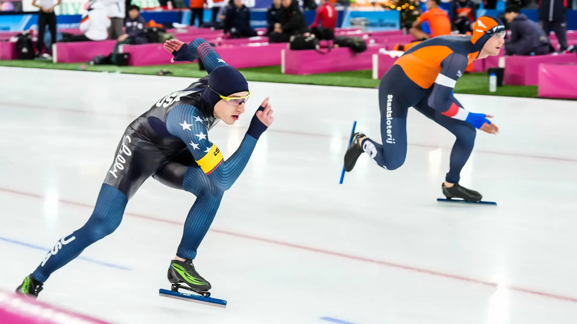 Jordan Stolz en Jenning de Boo