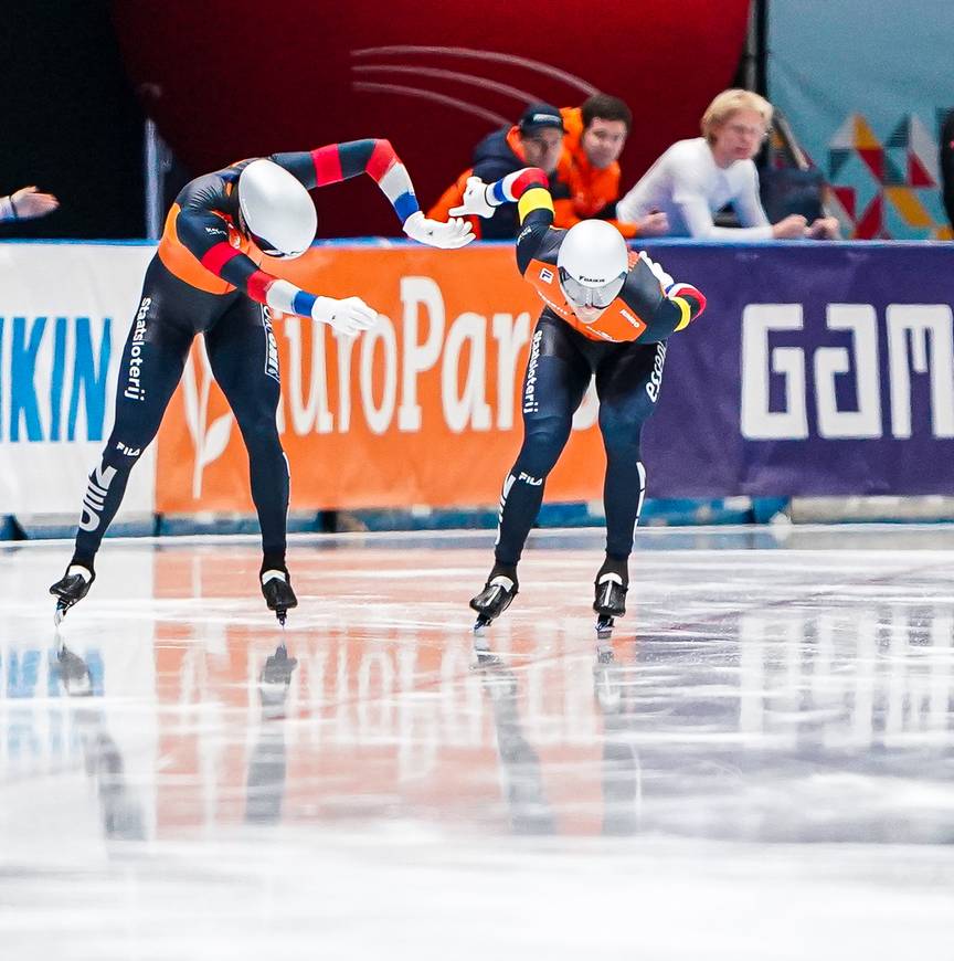 Teamsprint EK Afstanden