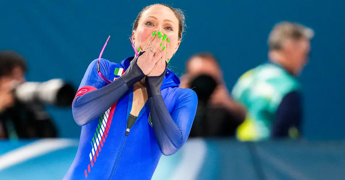 Italy’s Lollobrigida Wins Historic Olympic Gold in Speed Skating