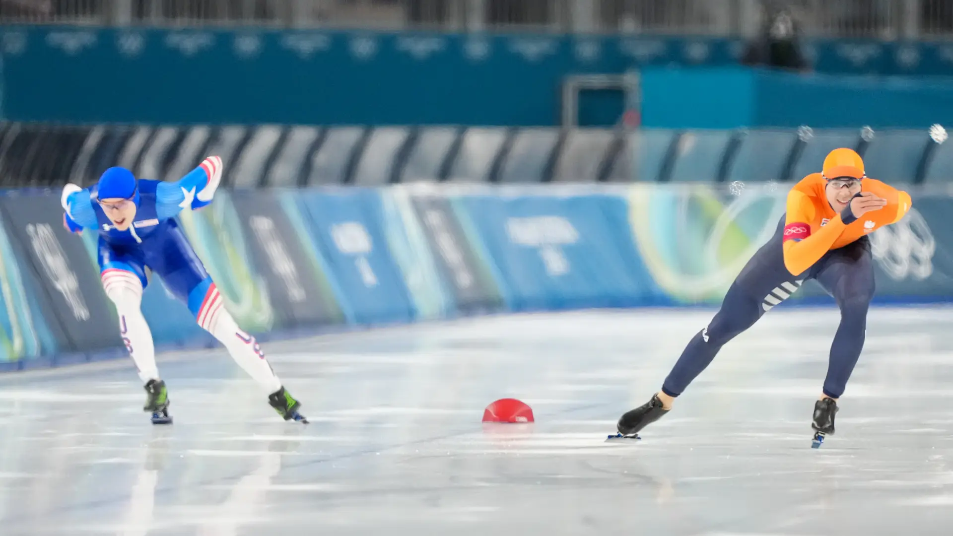 Jordan Stolz en Jenning de Boo Milaan