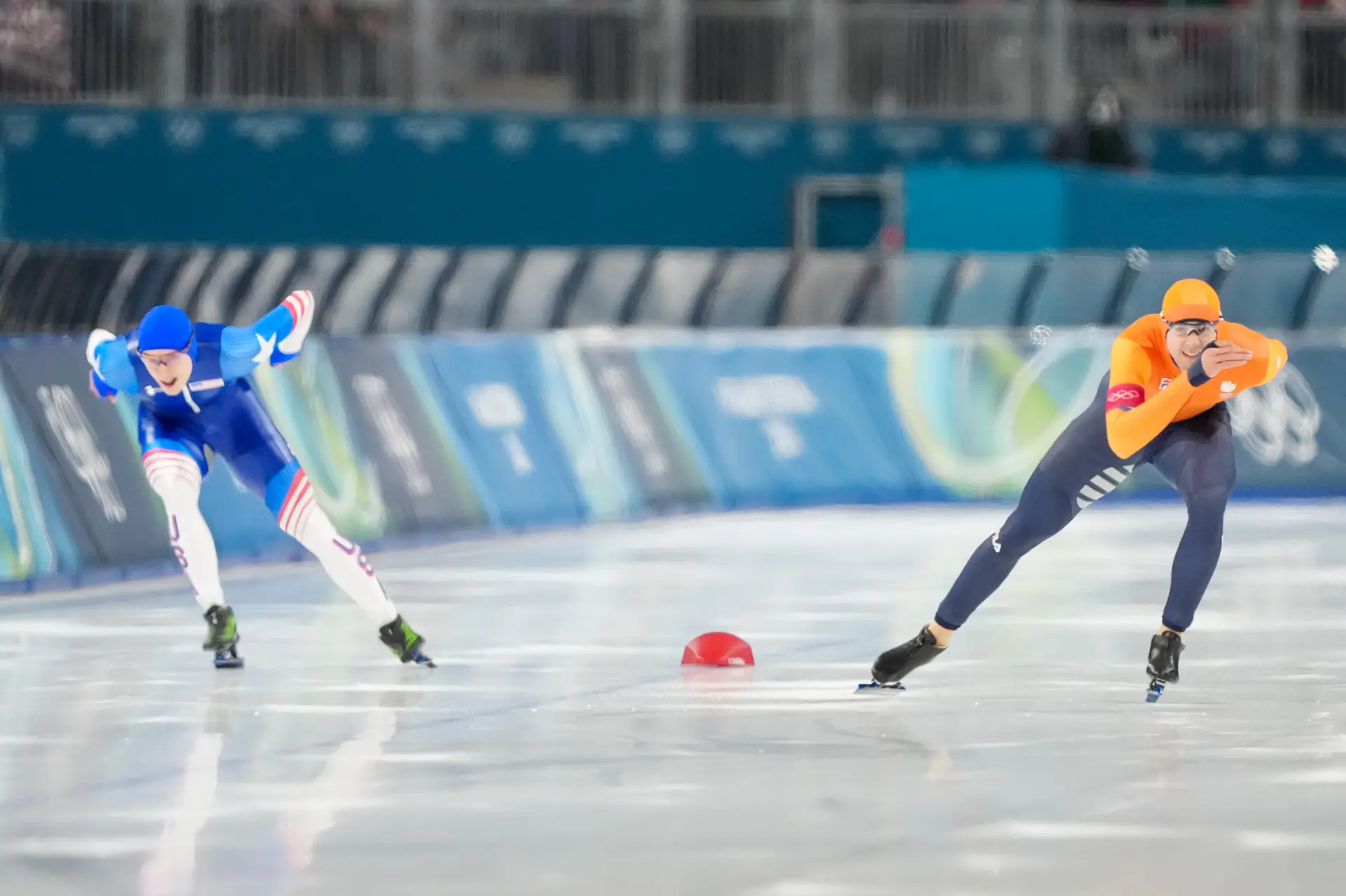 Jordan Stolz en Jenning de Boo Milaan