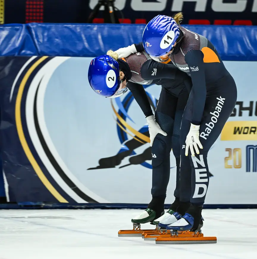 Michelle en Xandra Velzeboer WK Montréal