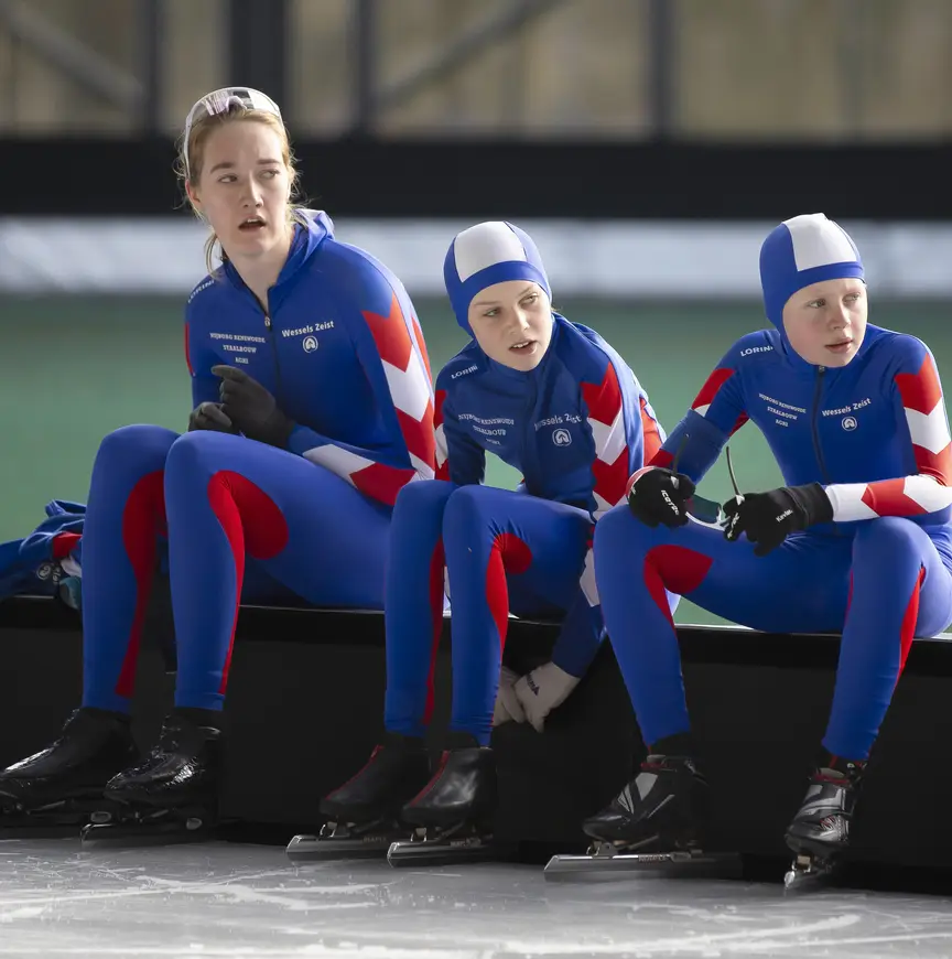 De jeugd kijkt toe bij het ANS-event