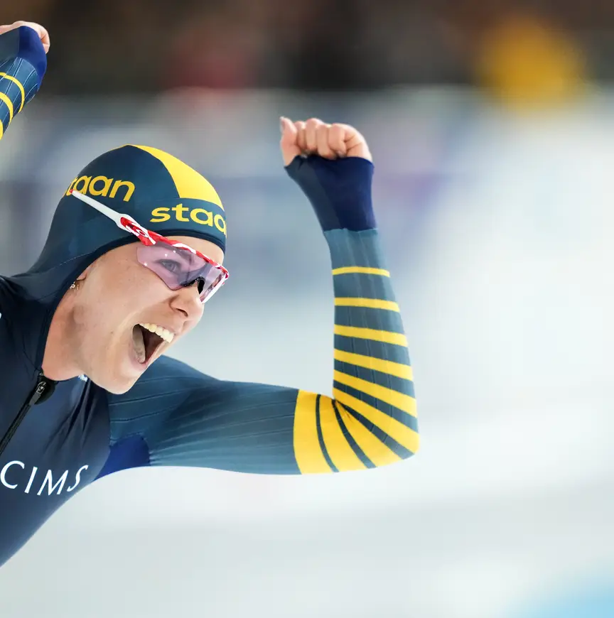 Anna Boersma uitbundig OKT