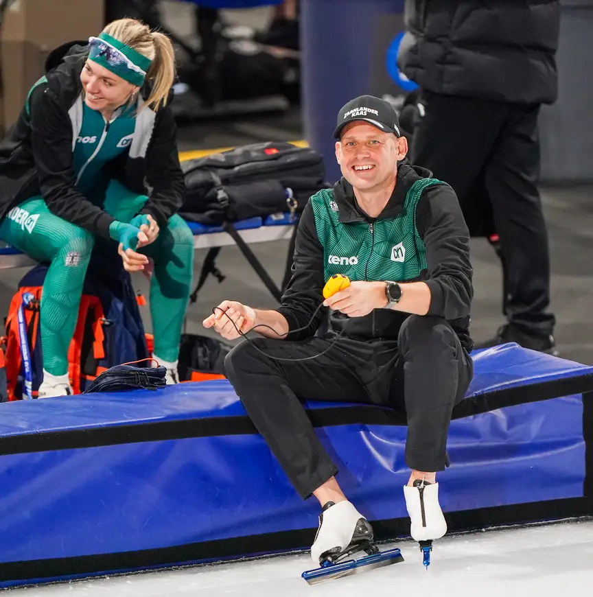 Arjan Samplonius en Elisa Dul in Calgary